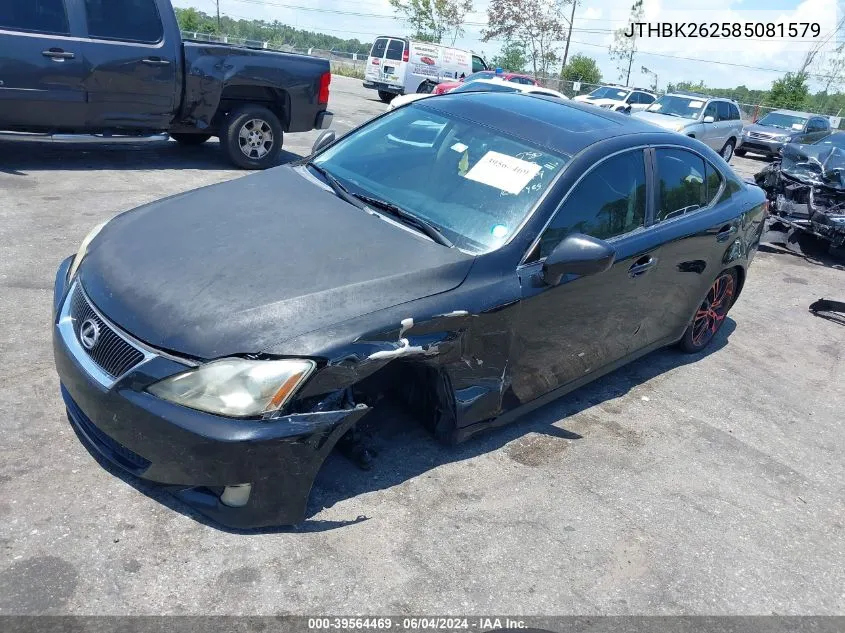 JTHBK262585081579 2008 Lexus Is 250