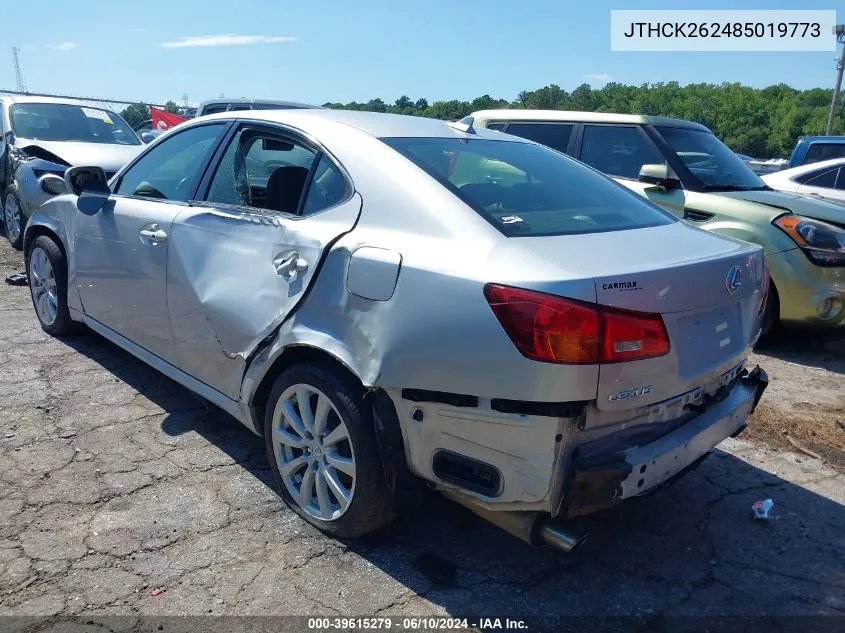 JTHCK262485019773 2008 Lexus Is 250