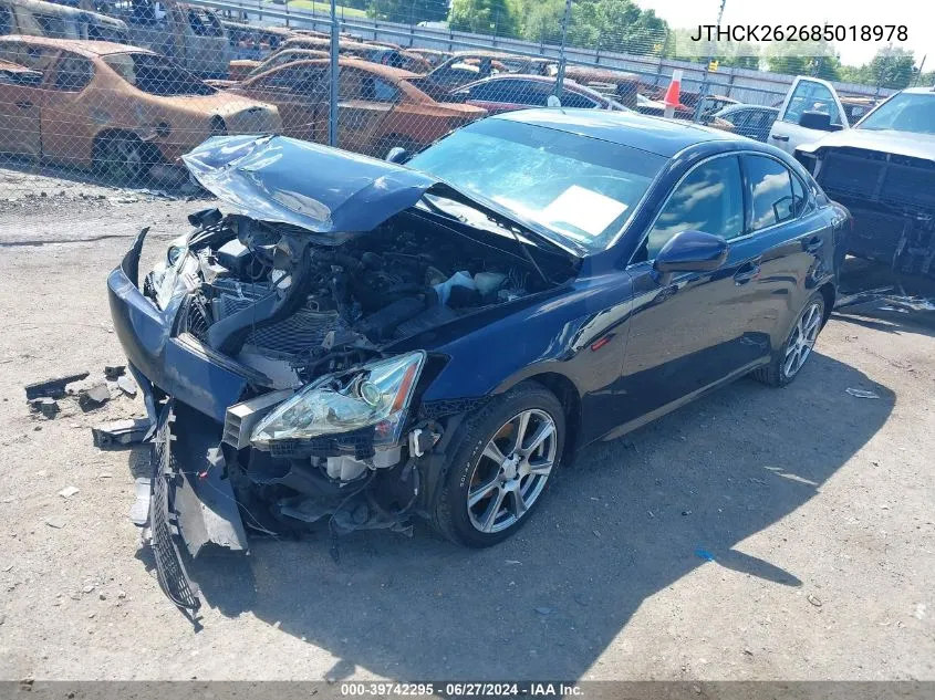 JTHCK262685018978 2008 Lexus Is 250