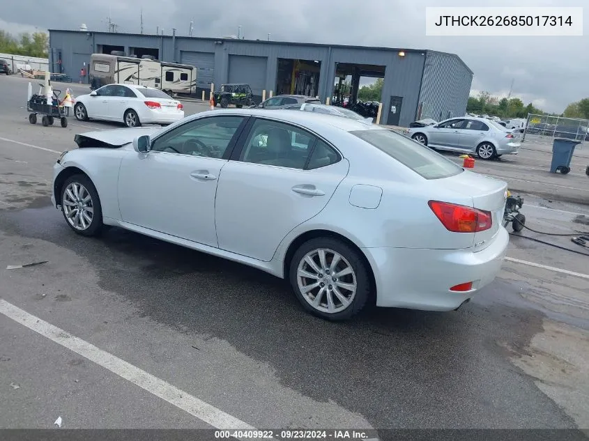 JTHCK262685017314 2008 Lexus Is 250