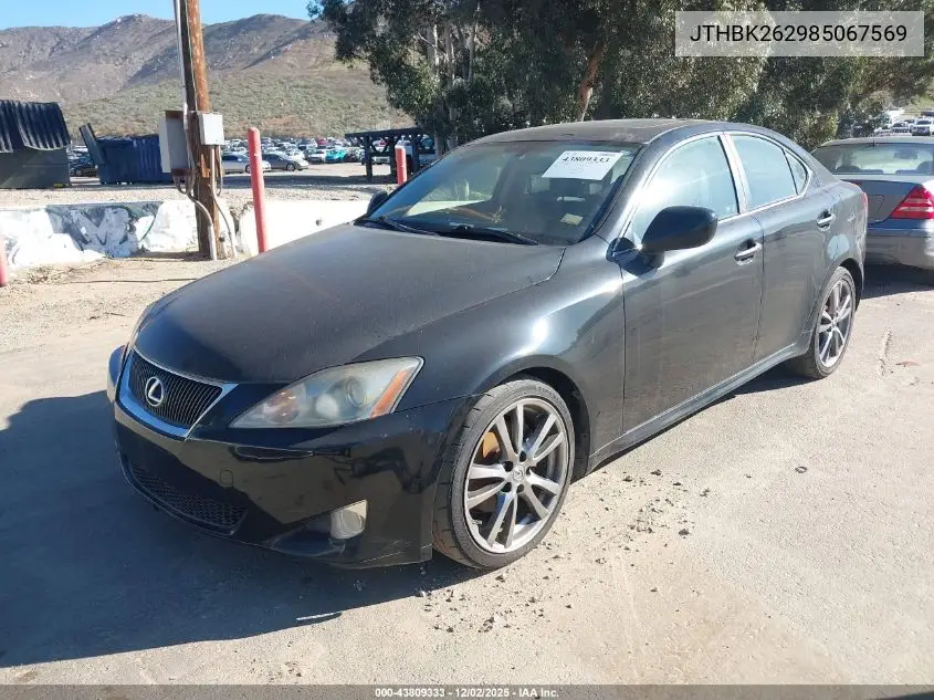 JTHBK262985067569 2008 Lexus Is 250