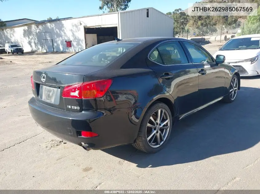JTHBK262985067569 2008 Lexus Is 250