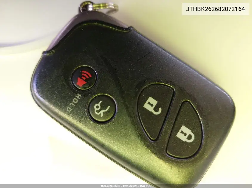 JTHBK262682072164 2008 Lexus Is 250