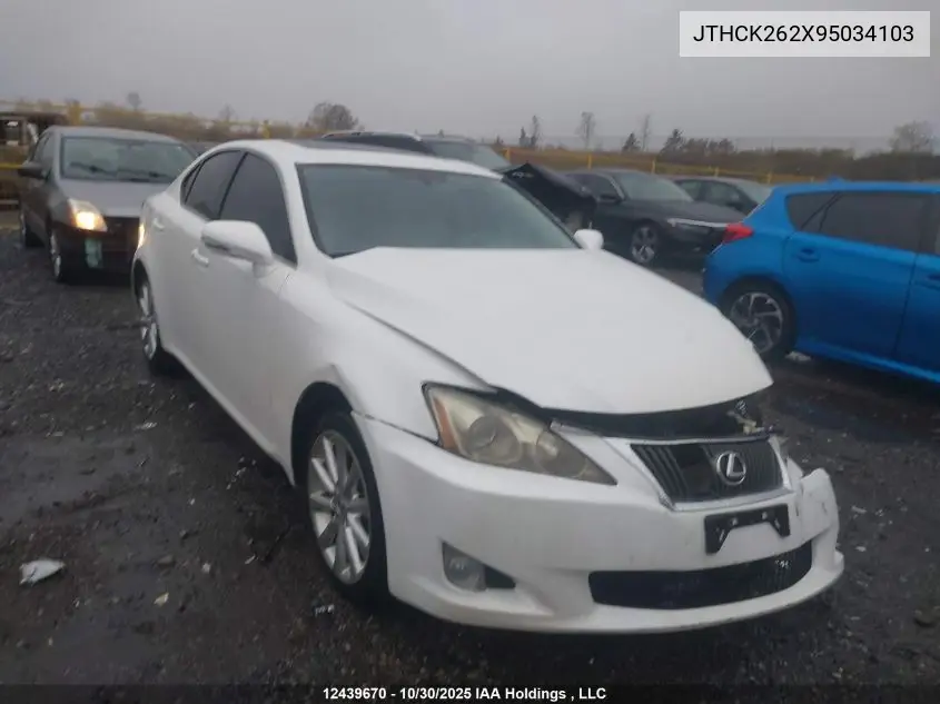 JTHCK262X95034103 2009 Lexus Is 250