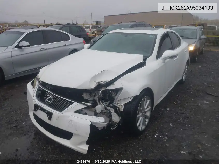 JTHCK262X95034103 2009 Lexus Is 250