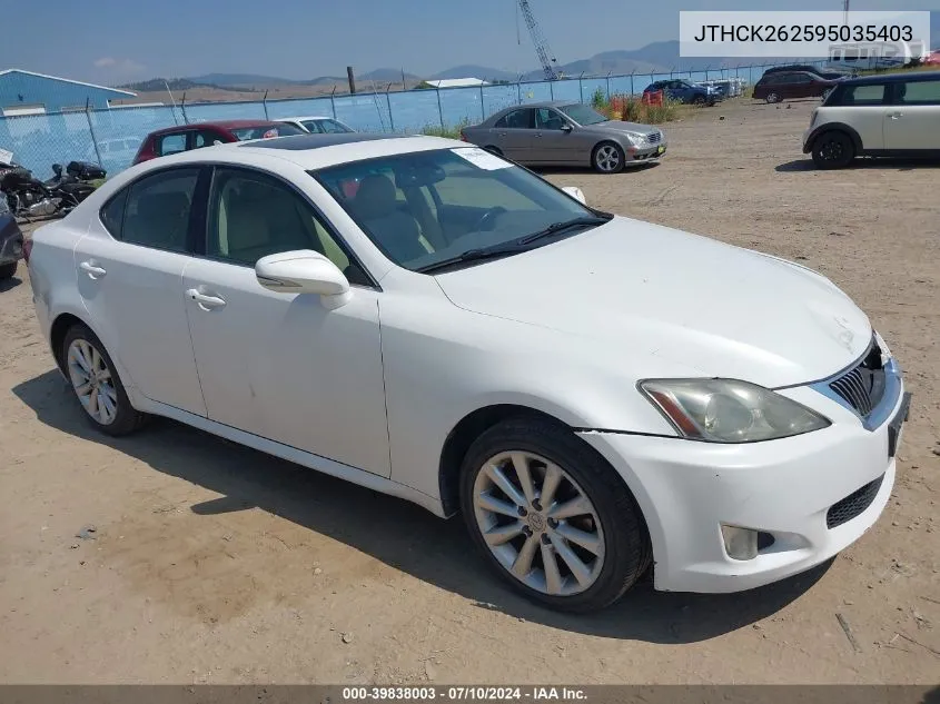 JTHCK262595035403 2009 Lexus Is 250