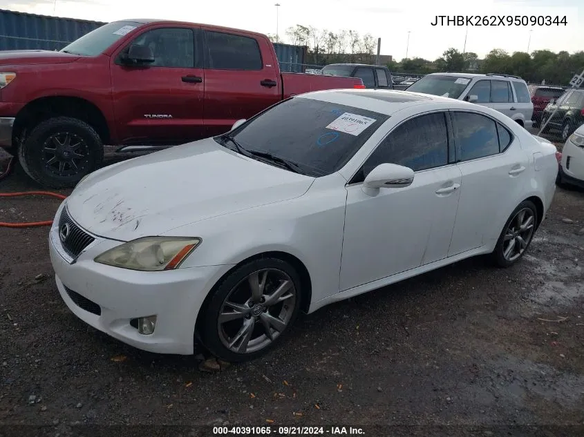 JTHBK262X95090344 2009 Lexus Is 250