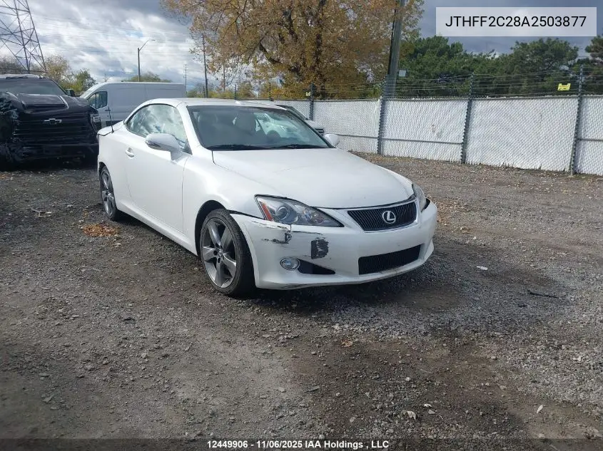 JTHFF2C28A2503877 2010 Lexus Is 250