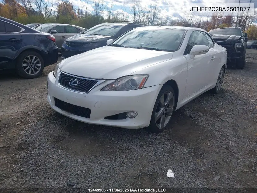 JTHFF2C28A2503877 2010 Lexus Is 250