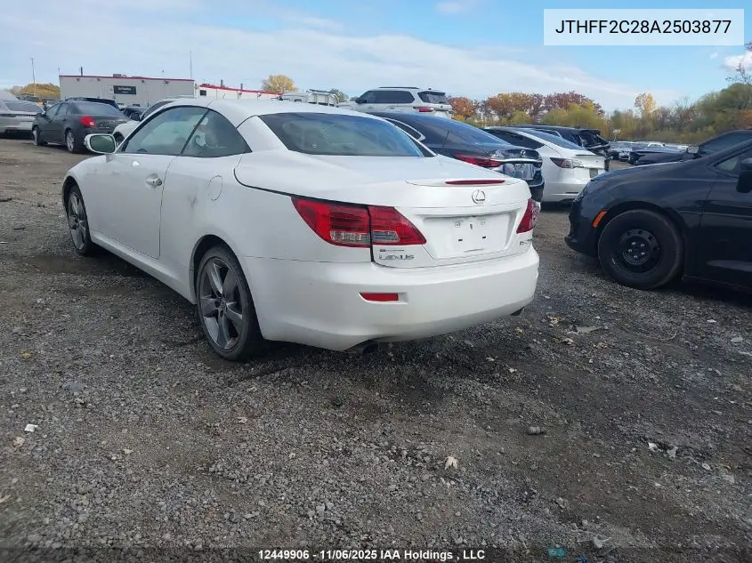 JTHFF2C28A2503877 2010 Lexus Is 250