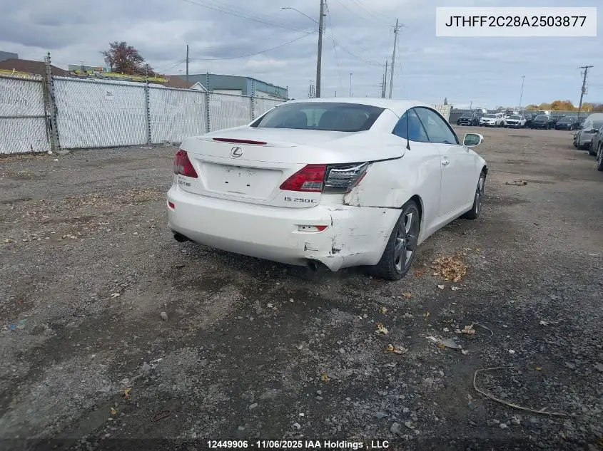 JTHFF2C28A2503877 2010 Lexus Is 250