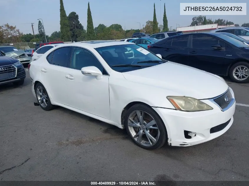 JTHBE5C26A5024732 2010 Lexus Is 350