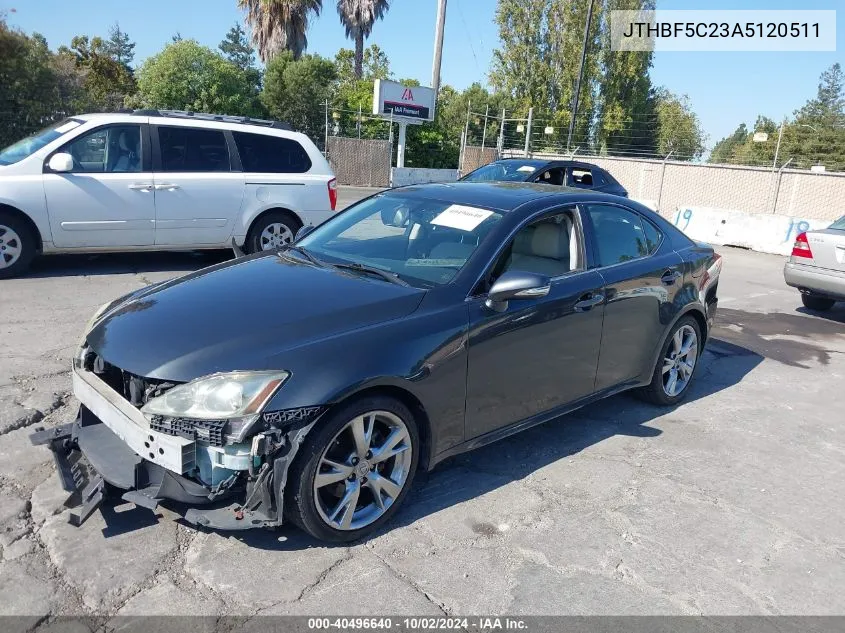 JTHBF5C23A5120511 2010 Lexus Is 250