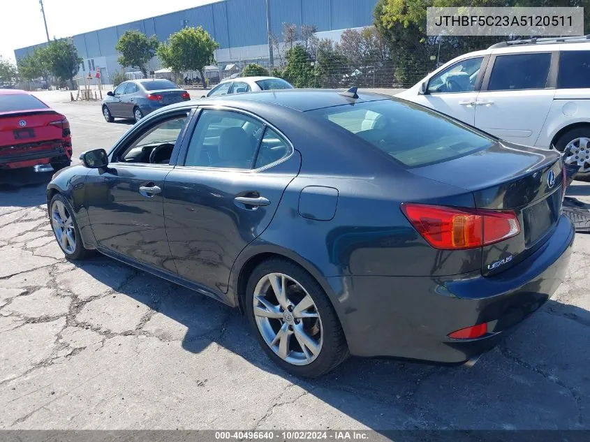 JTHBF5C23A5120511 2010 Lexus Is 250