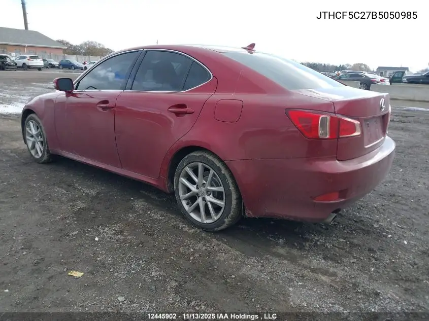 JTHCF5C27B5050985 2011 Lexus Is 250