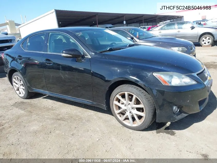 JTHCF5C24B5046988 2011 Lexus Is 250