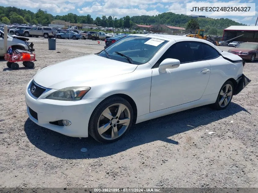 JTHFE2C24B2506327 2011 Lexus Is 350C