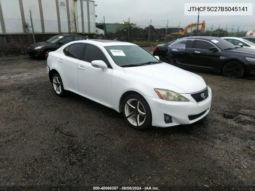 JTHCF5C27B5045141 2011 Lexus Is 250