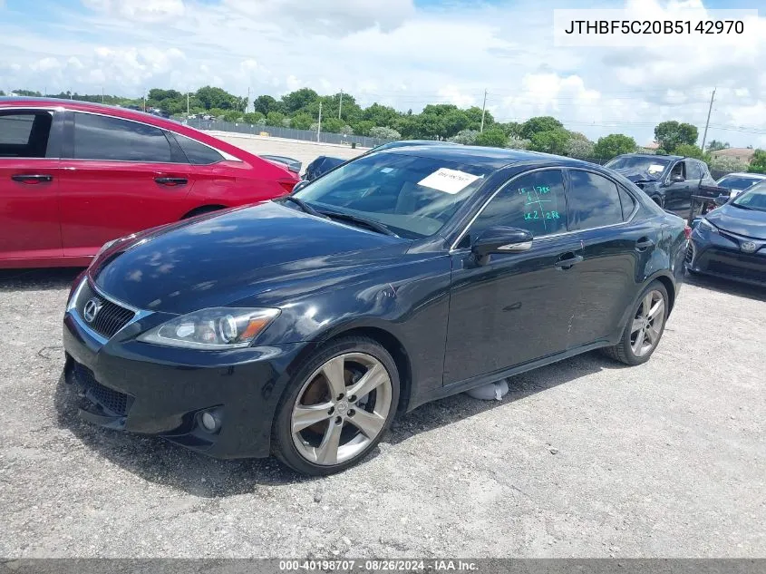 JTHBF5C20B5142970 2011 Lexus Is 250