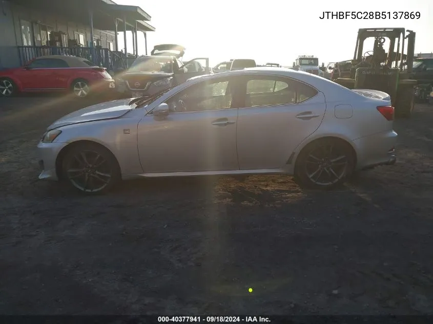 JTHBF5C28B5137869 2011 Lexus Is 250