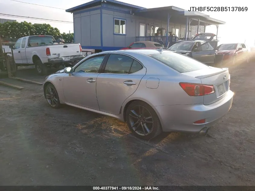 JTHBF5C28B5137869 2011 Lexus Is 250