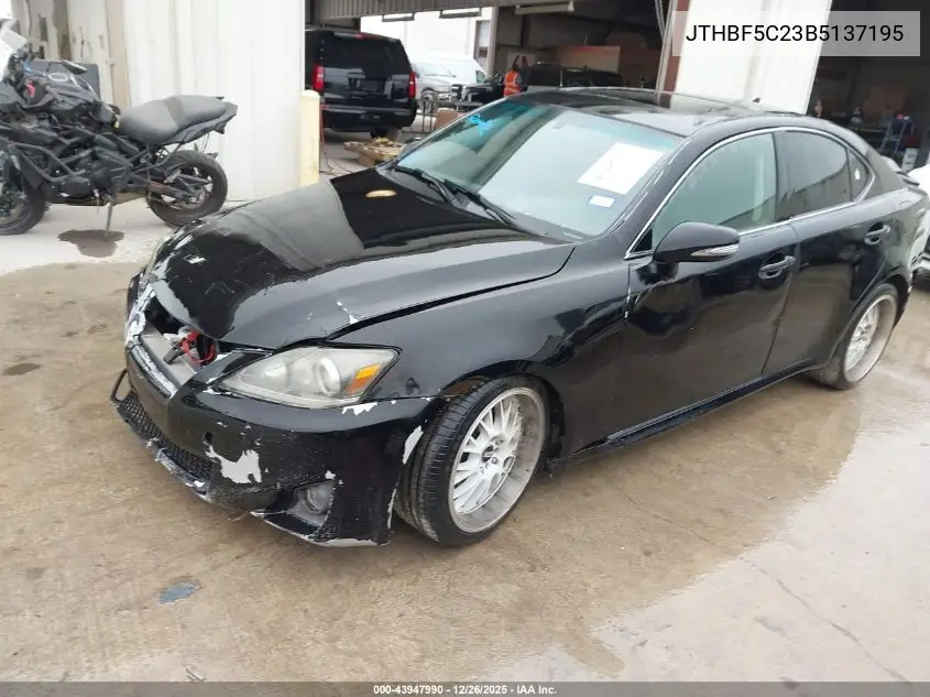 JTHBF5C23B5137195 2011 Lexus Is 250