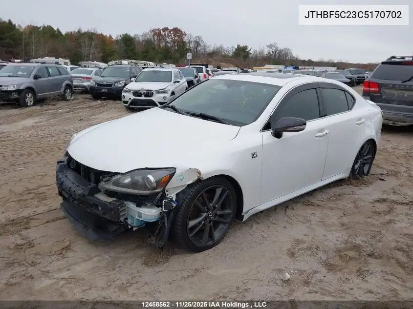 JTHBF5C23C5170702 2012 Lexus Is 250