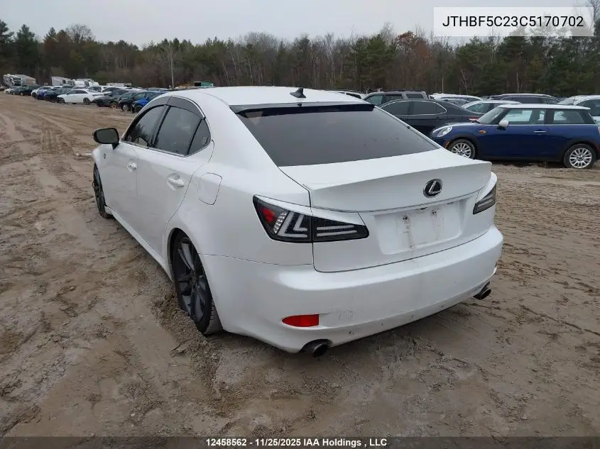 JTHBF5C23C5170702 2012 Lexus Is 250