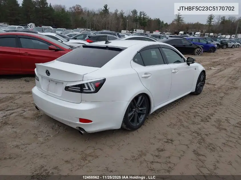 JTHBF5C23C5170702 2012 Lexus Is 250