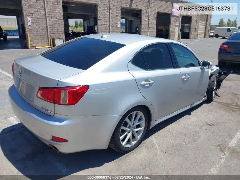 JTHBF5C28C5163731 2012 Lexus Is 250