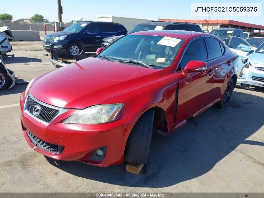 JTHCF5C21C5059375 2012 Lexus Is 250