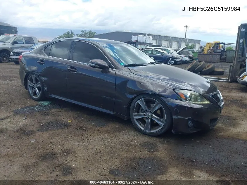 JTHBF5C26C5159984 2012 Lexus Is 250