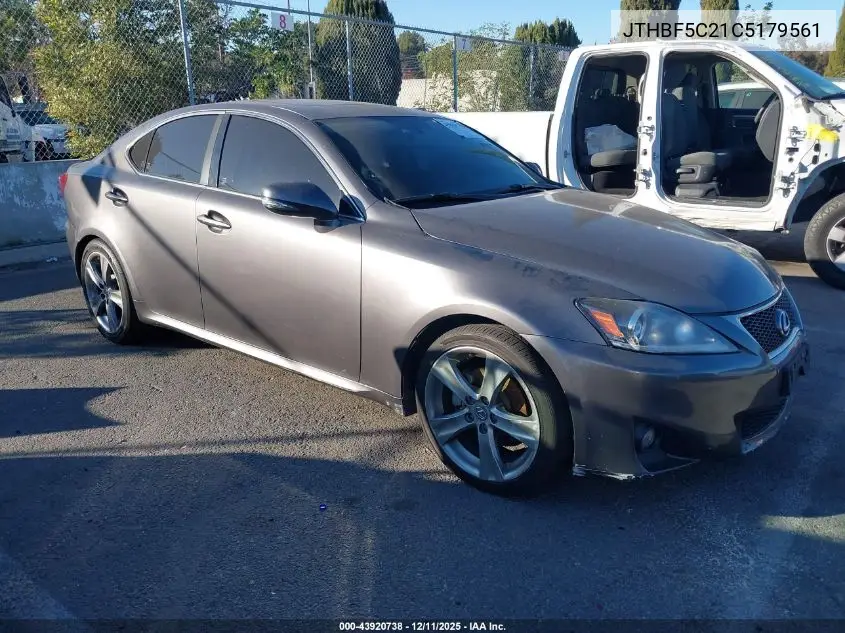 JTHBF5C21C5179561 2012 Lexus Is 250