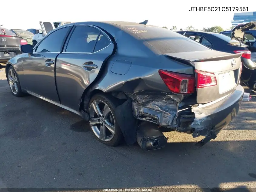 JTHBF5C21C5179561 2012 Lexus Is 250
