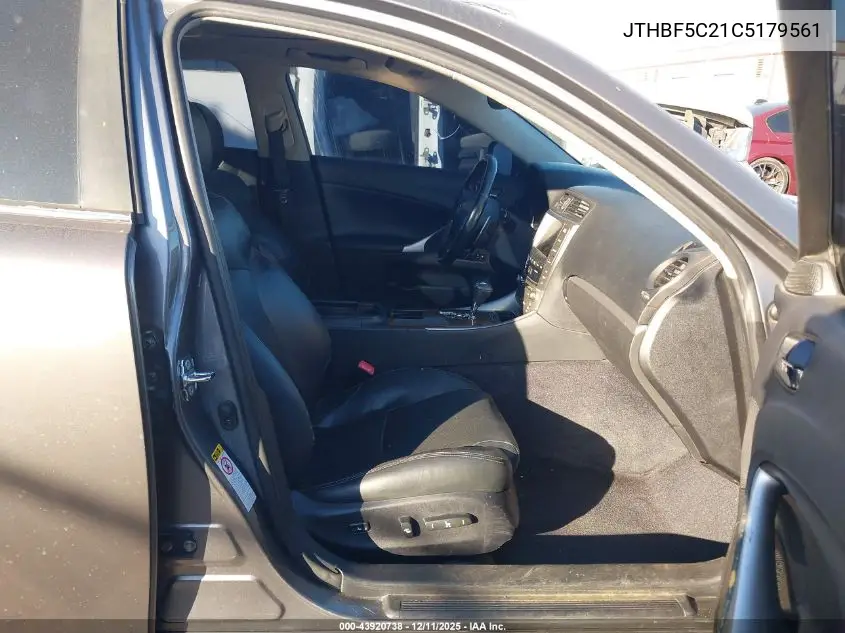 JTHBF5C21C5179561 2012 Lexus Is 250