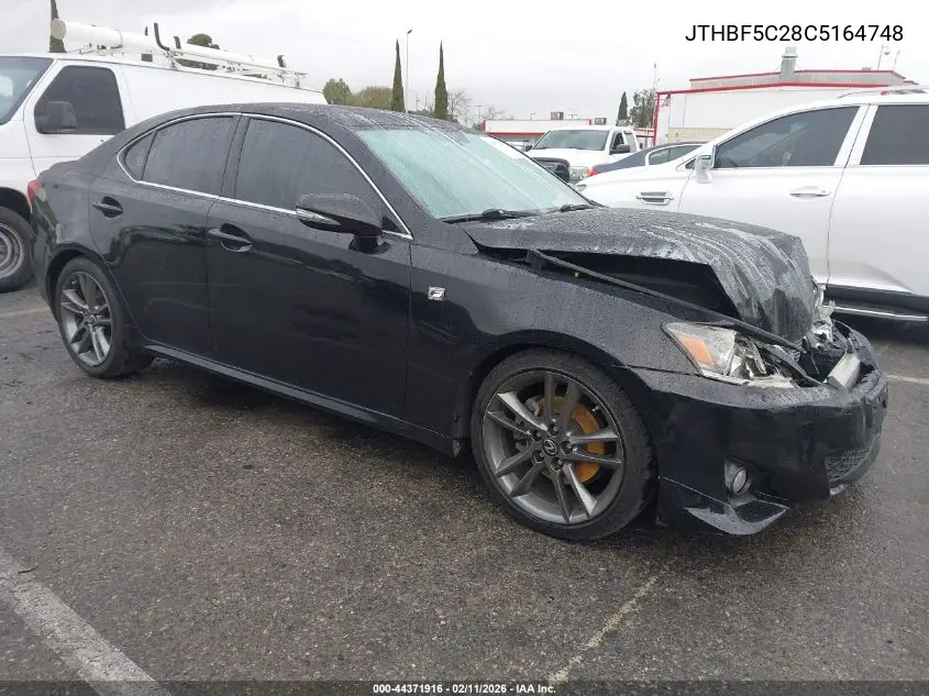 JTHBF5C28C5164748 2012 Lexus Is 250
