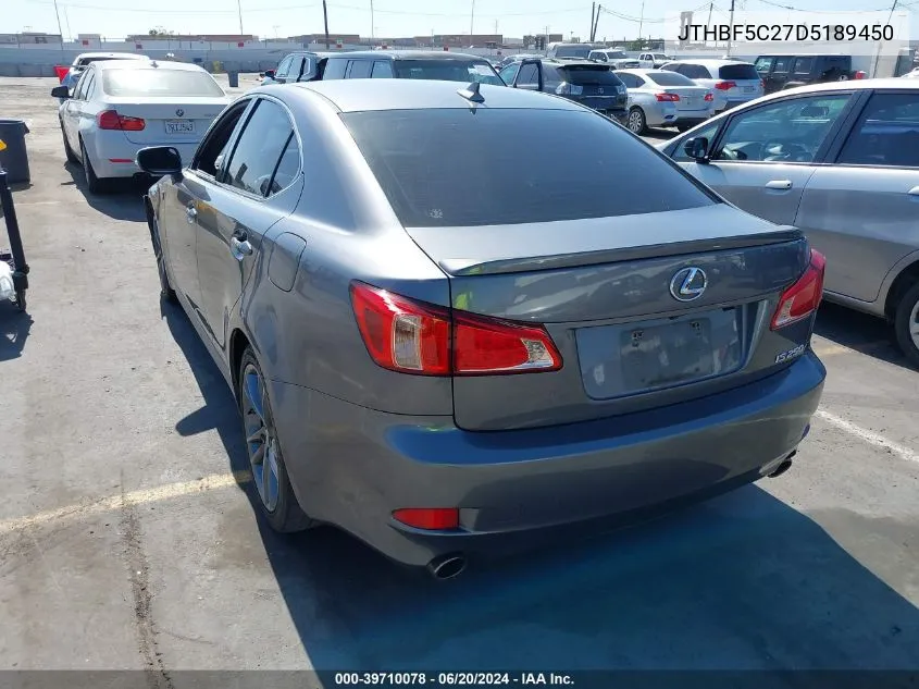 JTHBF5C27D5189450 2013 Lexus Is 250