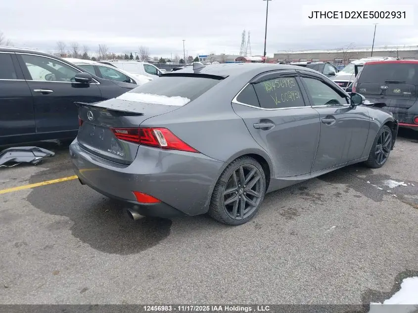JTHCE1D2XE5002931 2014 Lexus Is 350