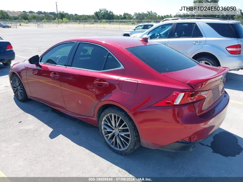 JTHBF1D24E5036050 2014 Lexus Is 250