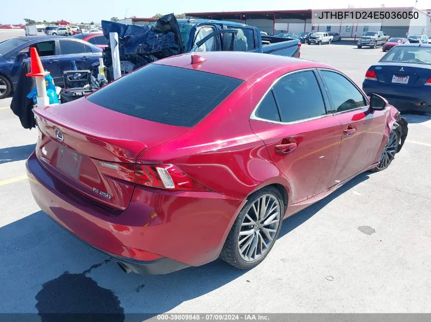 JTHBF1D24E5036050 2014 Lexus Is 250