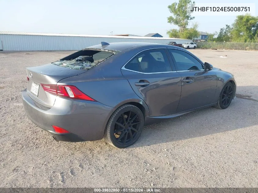 JTHBF1D24E5008751 2014 Lexus Is 250