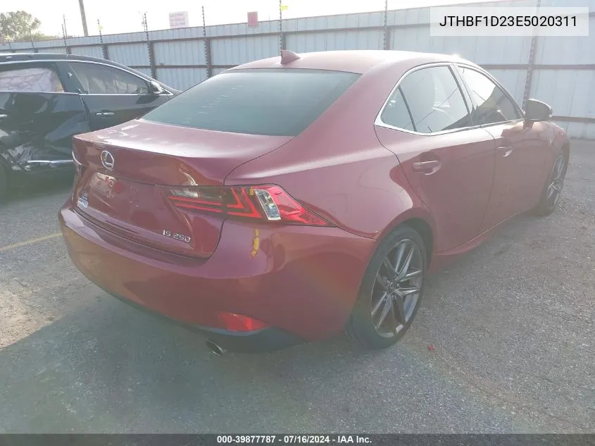 JTHBF1D23E5020311 2014 Lexus Is 250