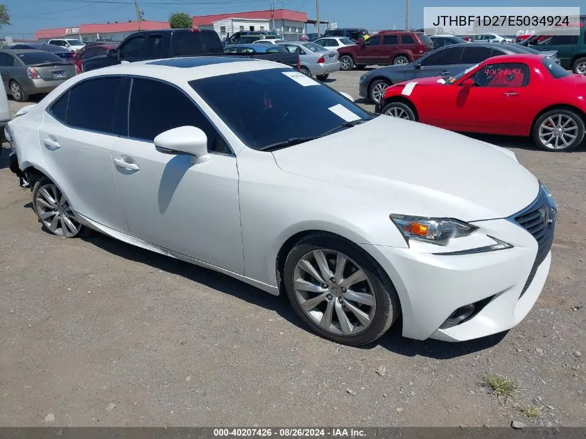 JTHBF1D27E5034924 2014 Lexus Is 250