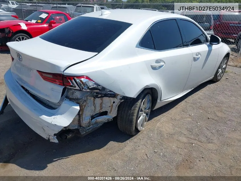 JTHBF1D27E5034924 2014 Lexus Is 250