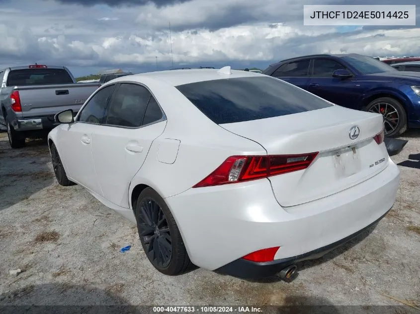 JTHCF1D24E5014425 2014 Lexus Is 250