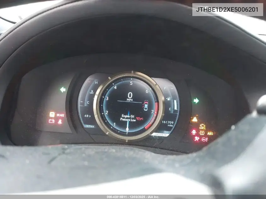 JTHBE1D2XE5006201 2014 Lexus Is 350