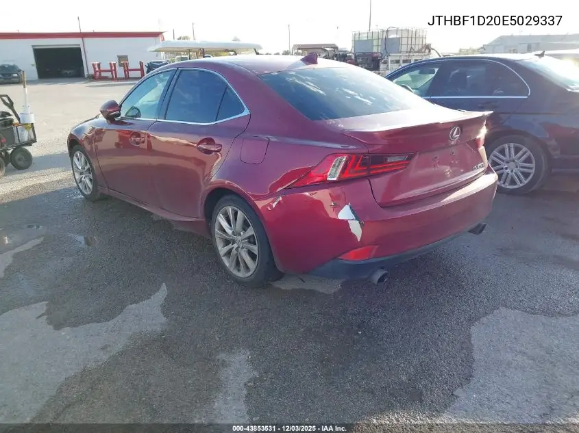 JTHBF1D20E5029337 2014 Lexus Is 250