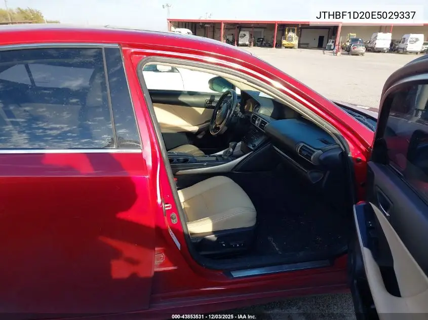 JTHBF1D20E5029337 2014 Lexus Is 250