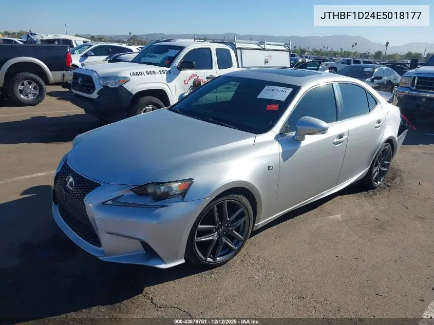 JTHBF1D24E5018177 2014 Lexus Is 250