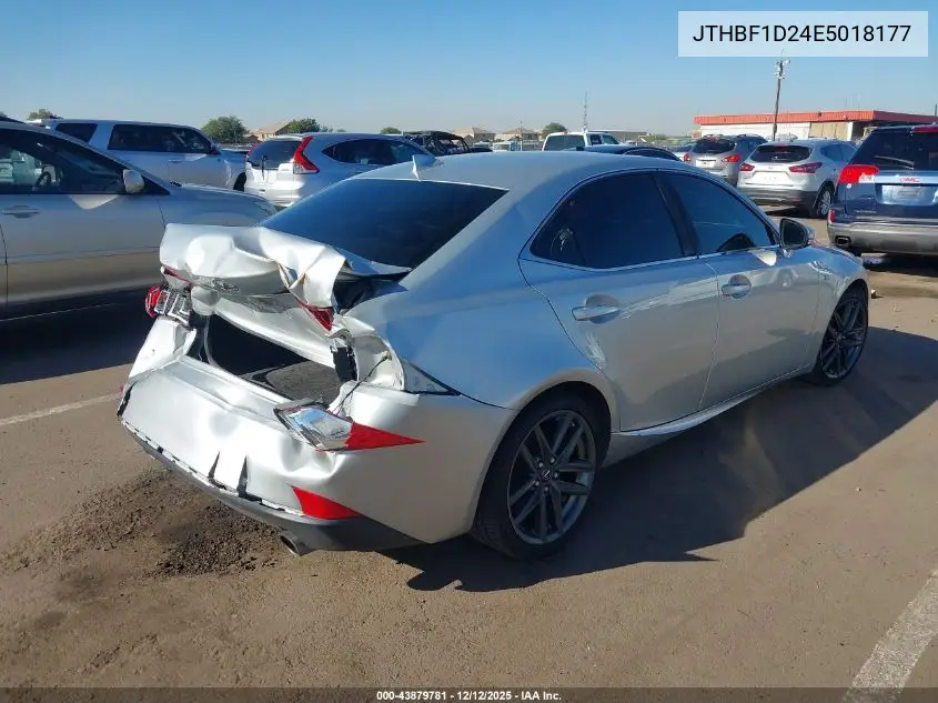 JTHBF1D24E5018177 2014 Lexus Is 250